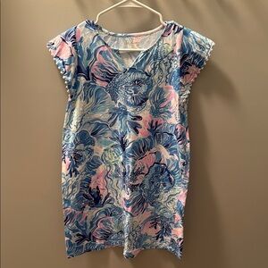 Lily Pulitzer Girls Floral Print Dress